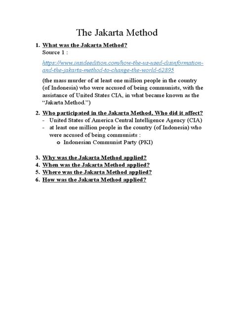 the jakarta method pdf